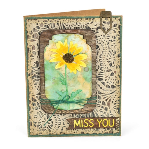 Simon Says Stamp! Tim Holtz Sizzix WILDFLOWER STEMS 1 Thinlits Die 664163