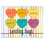 Simon Says Stamp! Lawn Fawn CANDY HEARTS Die Cuts LF1827 | color-code:ALT2