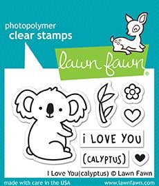 Simon Says Stamp! Lawn Fawn I LOVE YOU(CALYPTUS) Clear Stamps LF1823