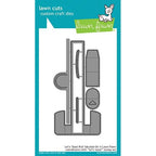 Simon Says Stamp! Lawn Fawn LET'S TOAST PULL TAB ADD-ON Lawn Cuts LF1822
