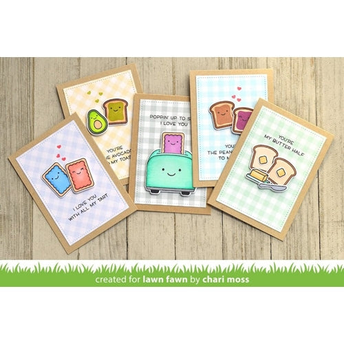 Simon Says Stamp! Lawn Fawn LET'S TOAST Clear Stamps LF1820 | color-code:ALT6