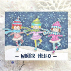 Simon Says Stamp! Simon Says Stamp TWIRLING ICE SKATER Wafer Die sssd111947 * | color-code:ALT0