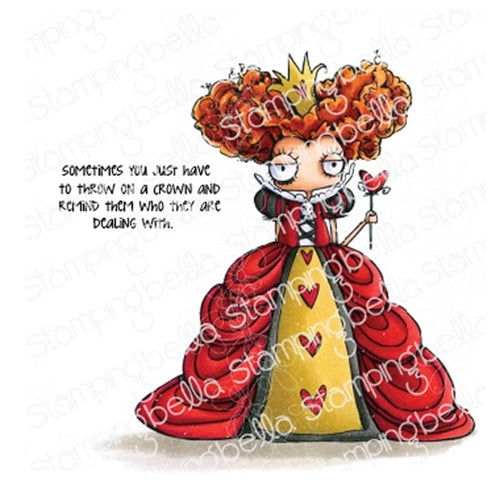 Simon Says Stamp! Stamping Bella Cling Stamp ODDBALL QUEEN OF HEARTS eb774