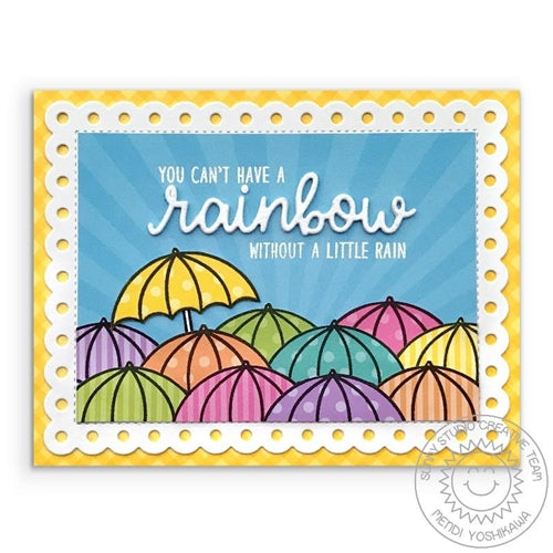 Simon Says Stamp! Sunny Studio OVER THE RAINBOW Clear Stamps SSCL 225
