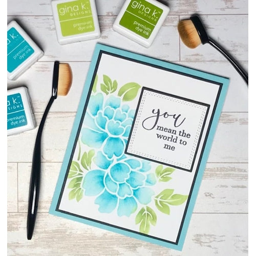 Simon Says Stamp! Gina K Designs FLORAL Stencil 0304 | color-code:ALT1