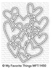 Simon Says Stamp! My Favorite Things HEARTS ENTWINED Die-Namics MFT1450