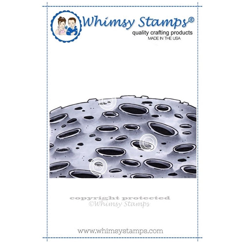 Simon Says Stamp! Whimsy Stamps MOON BACKGROUND Cling Stamp DP1001
