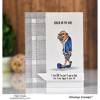 Simon Says Stamp! Whimsy Stamps OLD GEEZER Clear Stamps CWSD221