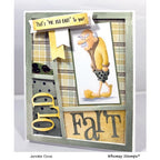 Simon Says Stamp! Whimsy Stamps OLD GEEZER Clear Stamps CWSD221