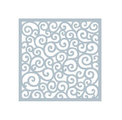 Simon Says Stamp! Gina K Designs ROUNDED SWIRL Stencil 2090