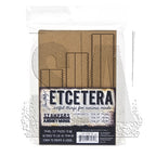 Simon Says Stamp! Tim Holtz Etcetera PINKED TRIMS Chipboard THETC-009