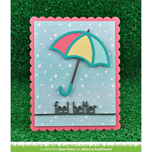 Simon Says Stamp! Lawn Fawn STITCHED UMBRELLA Die Cuts LF1915