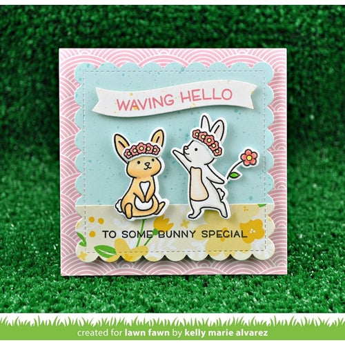 Simon Says Stamp! Lawn Fawn SIMPLE WAVY BANNERS Die Cuts LF1924