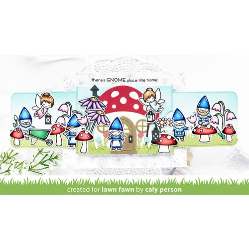 Simon Says Stamp! Lawn Fawn MUSHROOM HOUSE Die Cuts LF1920 | color-code:ALT5