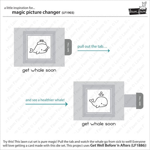 Simon Says Stamp! Lawn Fawn MAGIC PICTURE CHANGER Die Cuts LF1903