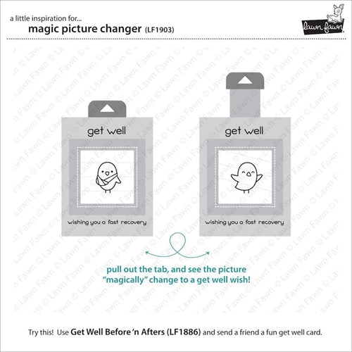 Simon Says Stamp! Lawn Fawn MAGIC PICTURE CHANGER Die Cuts LF1903