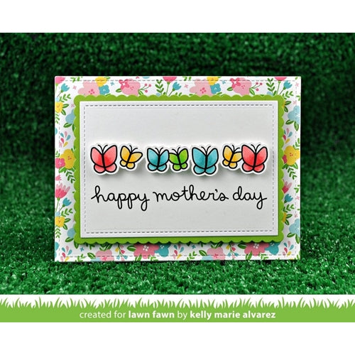 Simon Says Stamp! Lawn Fawn CELEBRATION SCRIPTY SENTIMENTS Clear Stamps LF1898