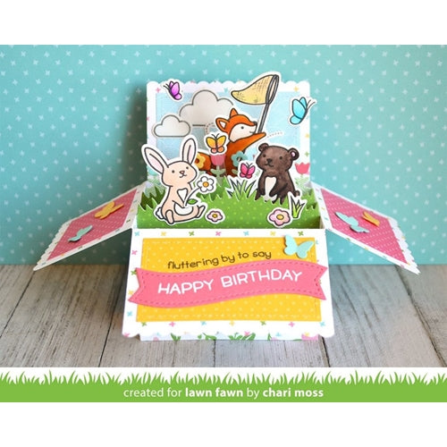 Simon Says Stamp! Lawn Fawn BUTTERFLY KISSES Clear Stamps LF1882 | color-code:ALT2