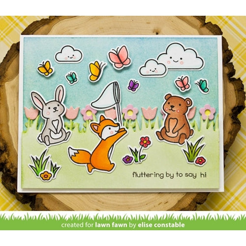 Simon Says Stamp! Lawn Fawn BUTTERFLY KISSES Clear Stamps LF1882 | color-code:ALT3