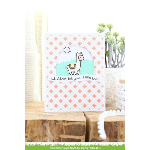 Simon Says Stamp! Lawn Fawn SET LLAMA TELL YOU Clear Stamps and Dies LF19LTY | color-code:ALT3