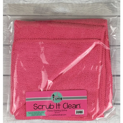 Simon Says Stamp! Pink and Main SCRUB IT CLEAN Stamp Cleaning Cloths PMC02