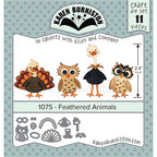 Simon Says Stamp! Karen Burniston FEATHERED ANIMALS Dies 1075