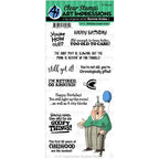Simon Says Stamp! Art Impressions BIRTHDAY LAUGH LINES Clear Stamps 5115