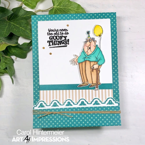Simon Says Stamp! Art Impressions BIRTHDAY LAUGH LINES Clear Stamps 5115 | color-code:ALT1