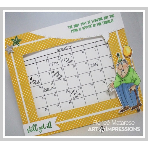 Simon Says Stamp! Art Impressions BIRTHDAY LAUGH LINES Clear Stamps 5115 | color-code:ALT2