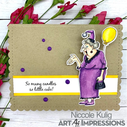 Simon Says Stamp! Art Impressions NEVER TOO OLD LAUGH LINES Clear Stamps 5114 | color-code:ALT1