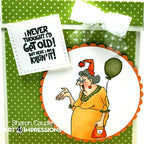 Simon Says Stamp! Art Impressions NEVER TOO OLD LAUGH LINES Clear Stamps 5114 | color-code:ALT2