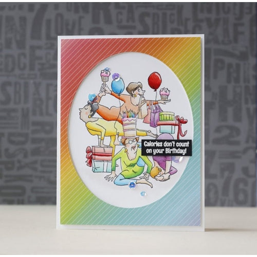 Simon Says Stamp! Art Impressions YOGA Girlfriends Clear Stamps 5109 | color-code:ALT1