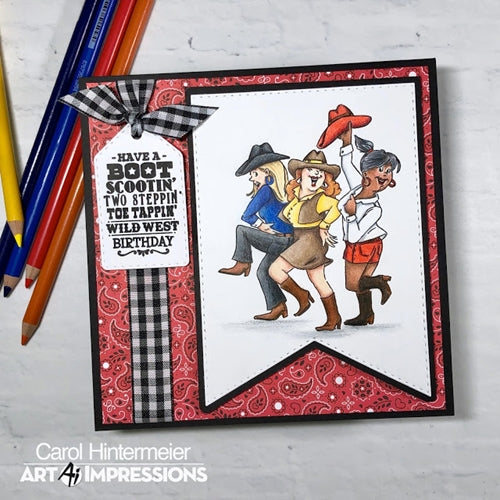 Simon Says Stamp! Art Impressions COWGIRLS Girlfriends Clear Stamps 5108 | color-code:ALT1