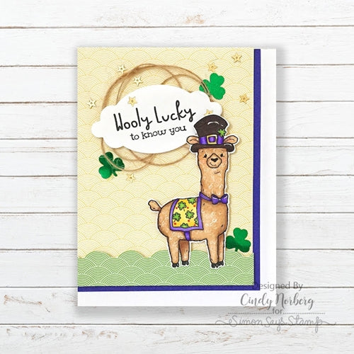 Simon Says Stamp! Simon Says Clear Stamps WOOLY LUCKY sss101978