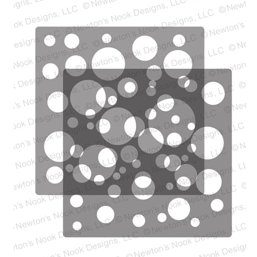 Simon Says Stamp! Newton's Nook Designs BOKEH Stencils NN1902T02
