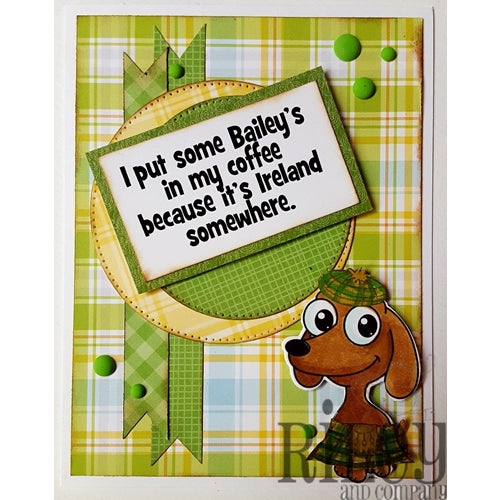 Simon Says Stamp! Riley And Company Funny Bones IT'S IRELAND SOMEWHERE RWD 695
