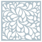 Simon Says Stamp! Gina K Designs WATER DROPLETS Stencil 9384