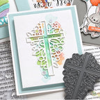 Simon Says Stamp! Simon Says Stamp OUTLINE FLORAL CROSS Wafer Die sssd111962
