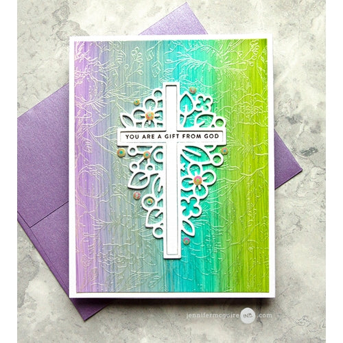 Simon Says Stamp! Simon Says Stamp OUTLINE FLORAL CROSS Wafer Die sssd111962 | color-code:ALT3