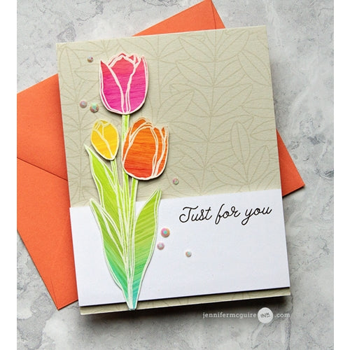 Simon Says Stamp! Simon Says Clear Stamps SKETCH TULIP BOUQUET sss101959 | color-code:ALT0