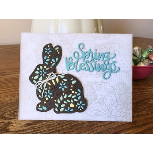 Simon Says Stamp! Simon Says Stamp FILIGREE BUNNY Wafer Die s638 | color-code:ALT1