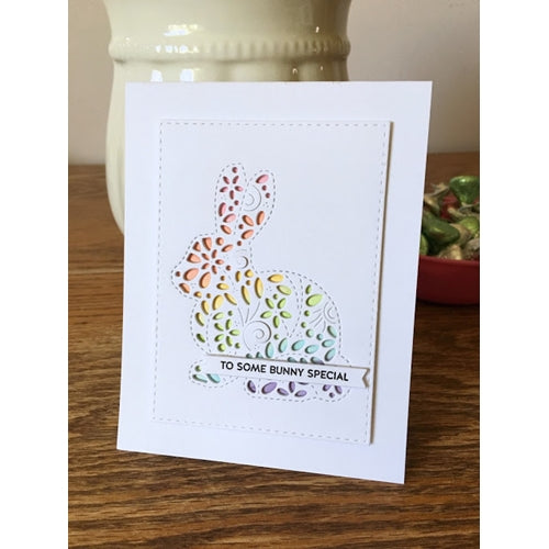 Simon Says Stamp! Simon Says Stamp FILIGREE BUNNY Wafer Die s638 | color-code:ALT3