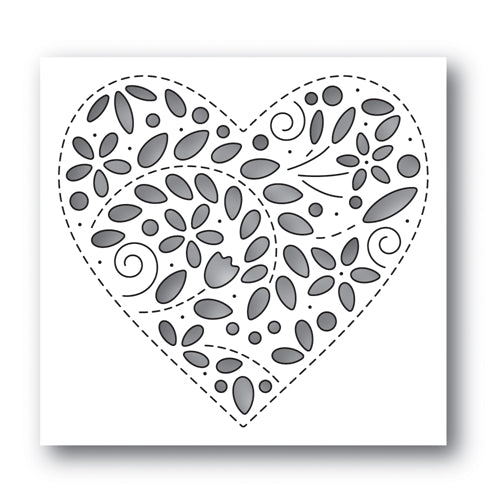 Simon Says Stamp! Simon Says Stamp FILIGREE HEART Wafer Die s637