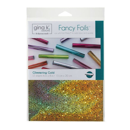 Gina K Glimmering Gold Fancy Foil Gina K Glimmering Gold Fancy Foil