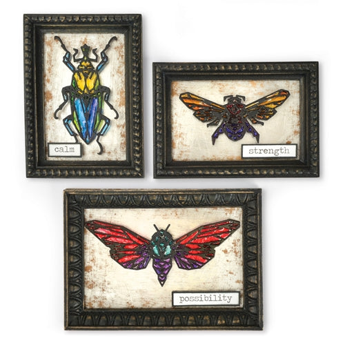Simon Says Stamp! Tim Holtz Sizzix GEO INSECTS Thinlits Dies 664180