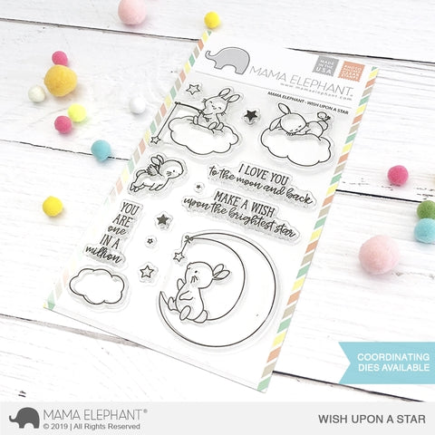 Simon Says Stamp! Mama Elephant Clear Stamps WISH UPON A STAR