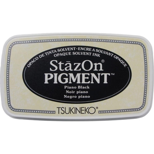 Simon Says Stamp! Tsukineko Stazon PIANO BLACK Pigment Ink Pad szpig031