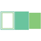 PinkFresh Studio STITCHED RECTANGLES Essentials Die Set pf001es