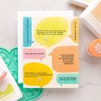 Simon Says Stamp! Simon Says Clear Stamps TINY WORDS ENCOURAGEMENT sss101972 | color-code:ALT00