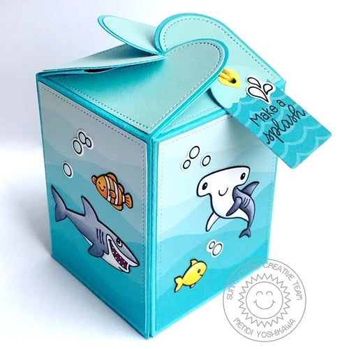 Simon Says Stamp! Sunny Studio BEST FISHES Clear Stamps SSCL 216